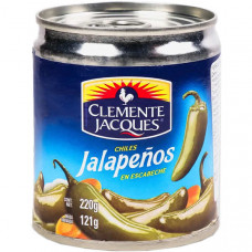 Перец Clemente Jacques Jalapeno халапеньо целый маринованный 220g