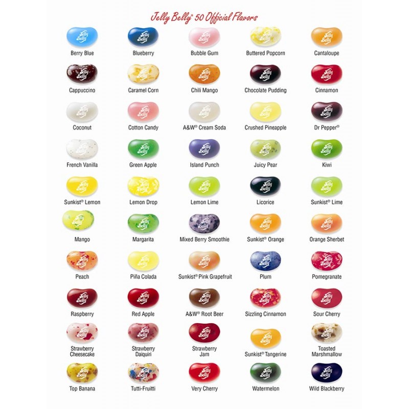 Желейные Бобы Jelly Belly Beans Assorted 49 Flavors 907g купить в