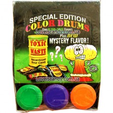 Кислые Конфеты Toxic Waste Sour Candy Green Drum 48g