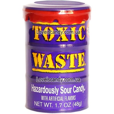 Toxic Waste Sour Candy Purple Drum